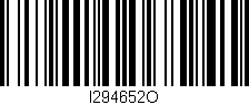 Código de barras (EAN, GTIN, SKU, ISBN): 'I294652O'