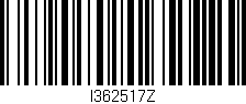Código de barras (EAN, GTIN, SKU, ISBN): 'I362517Z'