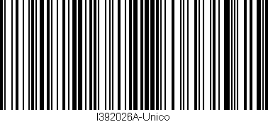 Código de barras (EAN, GTIN, SKU, ISBN): 'I392026A-Unico'