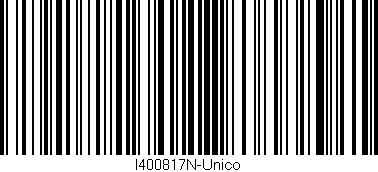 Código de barras (EAN, GTIN, SKU, ISBN): 'I400817N-Unico'