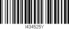 Código de barras (EAN, GTIN, SKU, ISBN): 'I434525Y'
