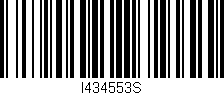 Código de barras (EAN, GTIN, SKU, ISBN): 'I434553S'