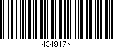 Código de barras (EAN, GTIN, SKU, ISBN): 'I434917N'