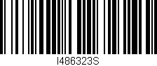 Código de barras (EAN, GTIN, SKU, ISBN): 'I486323S'