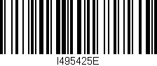 Código de barras (EAN, GTIN, SKU, ISBN): 'I495425E'