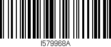 Código de barras (EAN, GTIN, SKU, ISBN): 'I579968A'
