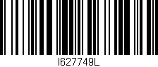 Código de barras (EAN, GTIN, SKU, ISBN): 'I627749L'