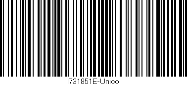 Código de barras (EAN, GTIN, SKU, ISBN): 'I731851E-Unico'