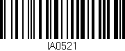 Código de barras (EAN, GTIN, SKU, ISBN): 'IA0521'