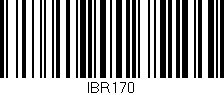 Código de barras (EAN, GTIN, SKU, ISBN): 'IBR170'