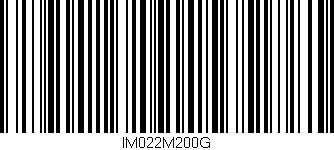 Código de barras (EAN, GTIN, SKU, ISBN): 'IM022M200G'