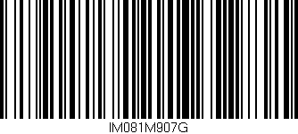 Código de barras (EAN, GTIN, SKU, ISBN): 'IM081M907G'