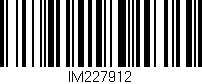 Código de barras (EAN, GTIN, SKU, ISBN): 'IM227912'