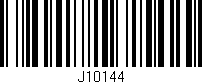Código de barras (EAN, GTIN, SKU, ISBN): 'J10144'