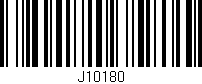 Código de barras (EAN, GTIN, SKU, ISBN): 'J10180'