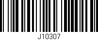 Código de barras (EAN, GTIN, SKU, ISBN): 'J10307'