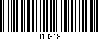 Código de barras (EAN, GTIN, SKU, ISBN): 'J10318'