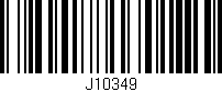 Código de barras (EAN, GTIN, SKU, ISBN): 'J10349'