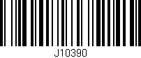 Código de barras (EAN, GTIN, SKU, ISBN): 'J10390'