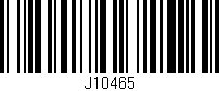 Código de barras (EAN, GTIN, SKU, ISBN): 'J10465'