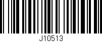 Código de barras (EAN, GTIN, SKU, ISBN): 'J10513'