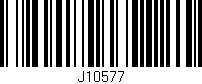 Código de barras (EAN, GTIN, SKU, ISBN): 'J10577'