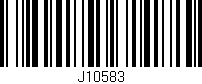 Código de barras (EAN, GTIN, SKU, ISBN): 'J10583'