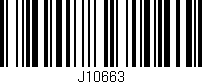 Código de barras (EAN, GTIN, SKU, ISBN): 'J10663'