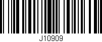 Código de barras (EAN, GTIN, SKU, ISBN): 'J10909'