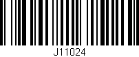 Código de barras (EAN, GTIN, SKU, ISBN): 'J11024'