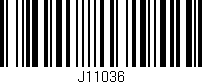 Código de barras (EAN, GTIN, SKU, ISBN): 'J11036'