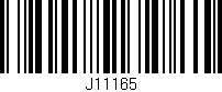 Código de barras (EAN, GTIN, SKU, ISBN): 'J11165'