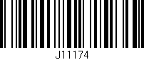 Código de barras (EAN, GTIN, SKU, ISBN): 'J11174'