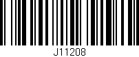 Código de barras (EAN, GTIN, SKU, ISBN): 'J11208'