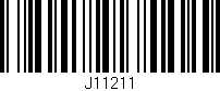 Código de barras (EAN, GTIN, SKU, ISBN): 'J11211'
