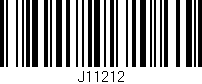 Código de barras (EAN, GTIN, SKU, ISBN): 'J11212'