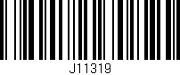Código de barras (EAN, GTIN, SKU, ISBN): 'J11319'