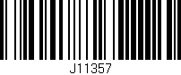 Código de barras (EAN, GTIN, SKU, ISBN): 'J11357'