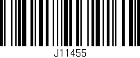 Código de barras (EAN, GTIN, SKU, ISBN): 'J11455'