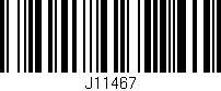 Código de barras (EAN, GTIN, SKU, ISBN): 'J11467'