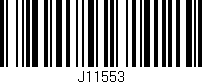 Código de barras (EAN, GTIN, SKU, ISBN): 'J11553'