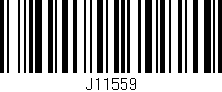 Código de barras (EAN, GTIN, SKU, ISBN): 'J11559'
