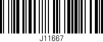 Código de barras (EAN, GTIN, SKU, ISBN): 'J11667'