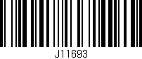 Código de barras (EAN, GTIN, SKU, ISBN): 'J11693'