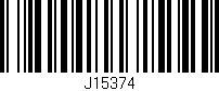 Código de barras (EAN, GTIN, SKU, ISBN): 'J15374'
