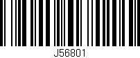 Código de barras (EAN, GTIN, SKU, ISBN): 'J56801'