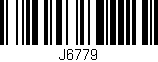 Código de barras (EAN, GTIN, SKU, ISBN): 'J6779'