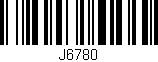 Código de barras (EAN, GTIN, SKU, ISBN): 'J6780'