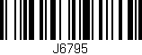 Código de barras (EAN, GTIN, SKU, ISBN): 'J6795'