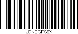 Código de barras (EAN, GTIN, SKU, ISBN): 'JDNBGPS9X'